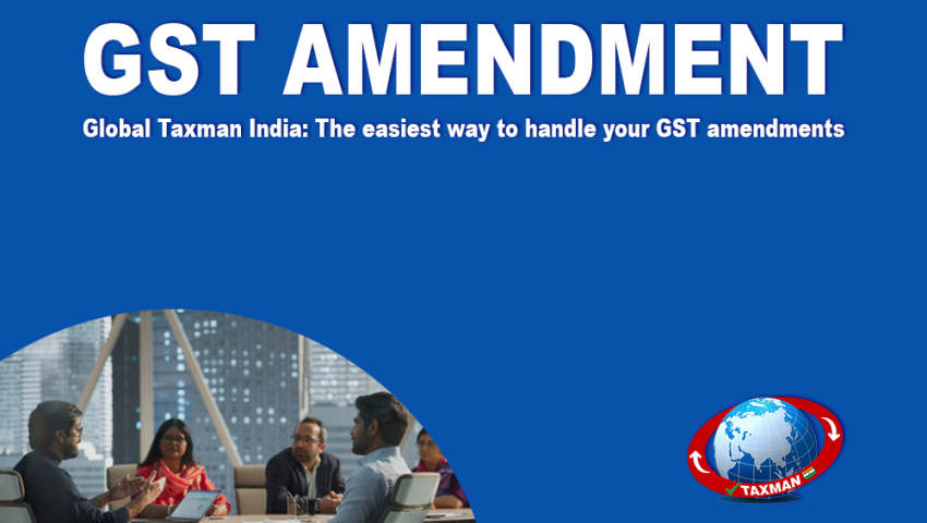 GST Amendment in Noida