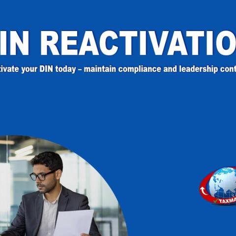 DIN Reactivation: How to Restore Your Deactivated Director Identification Number