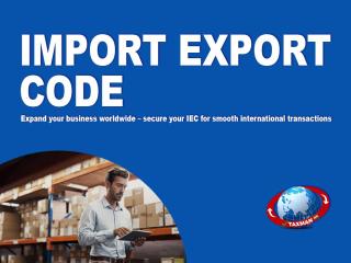Import Export Code
