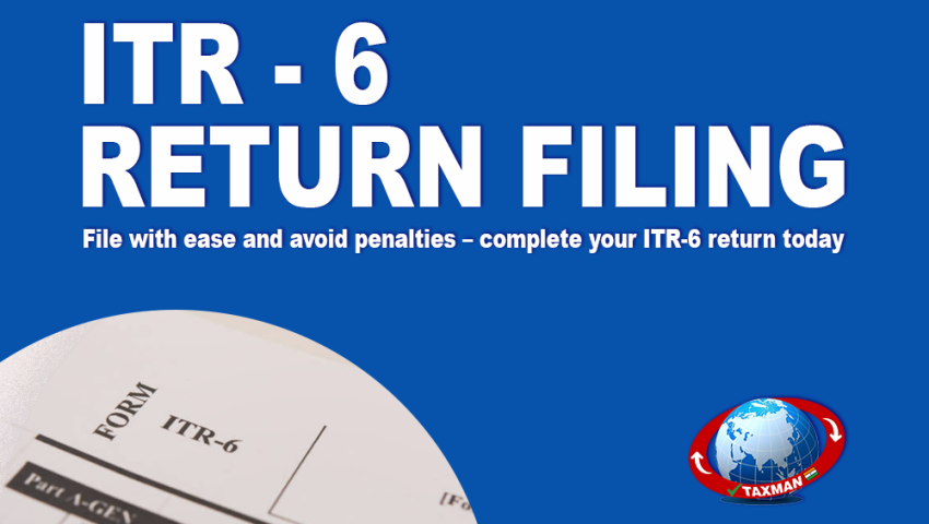 ITR-6 Return Filing
