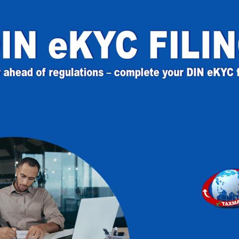DIN eKYC Filing: Process, Requirements, and Compliance